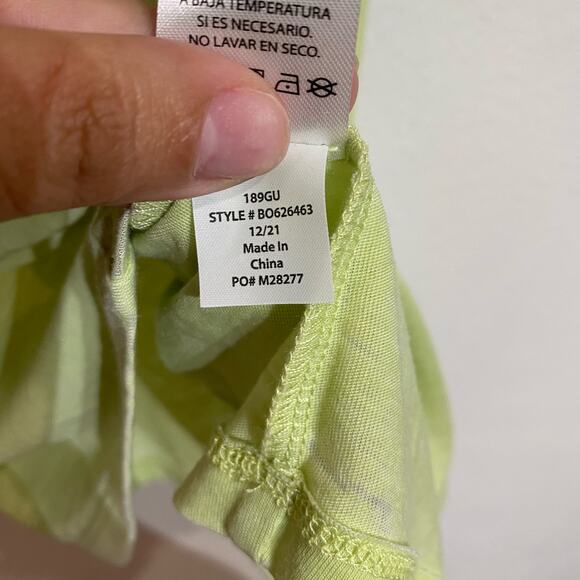 Wildfox Margarita Green Burnout Manchester Tee Sz S NWT - Picture 8 of 12